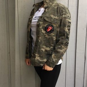 Camo ROLLING STONES Jacket